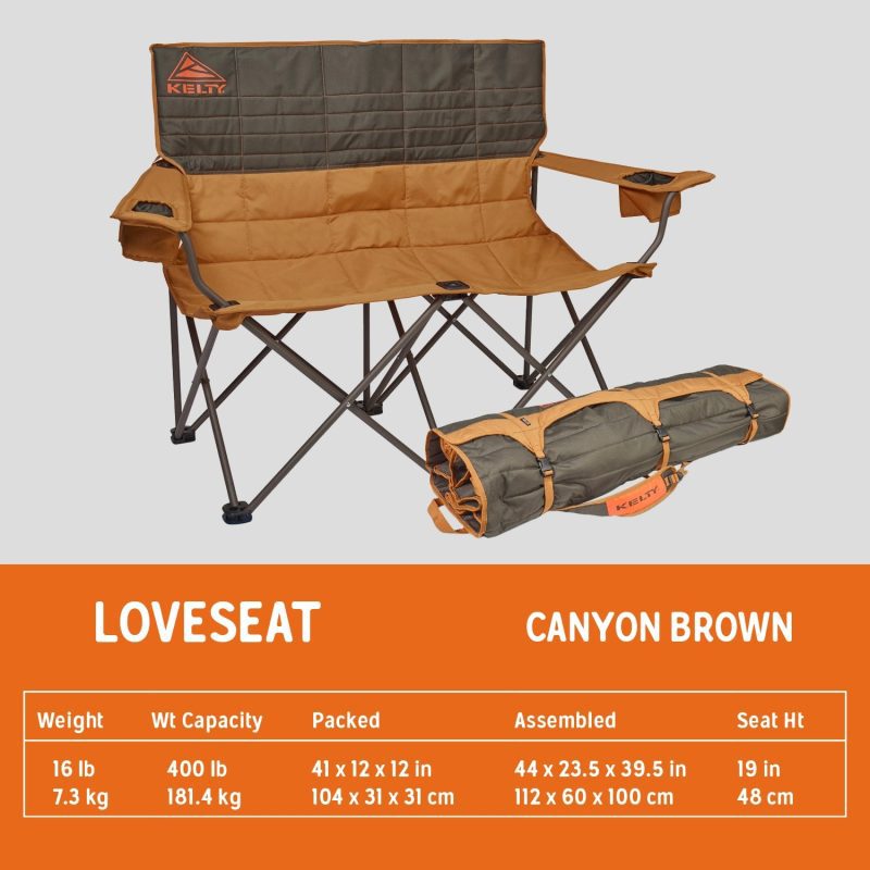 Loveseat CanyonBrownDims